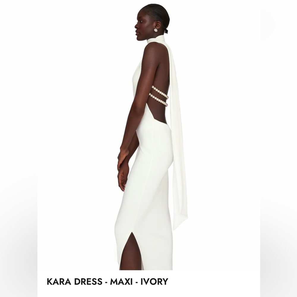 Khanum's Kara maxi dress ivory